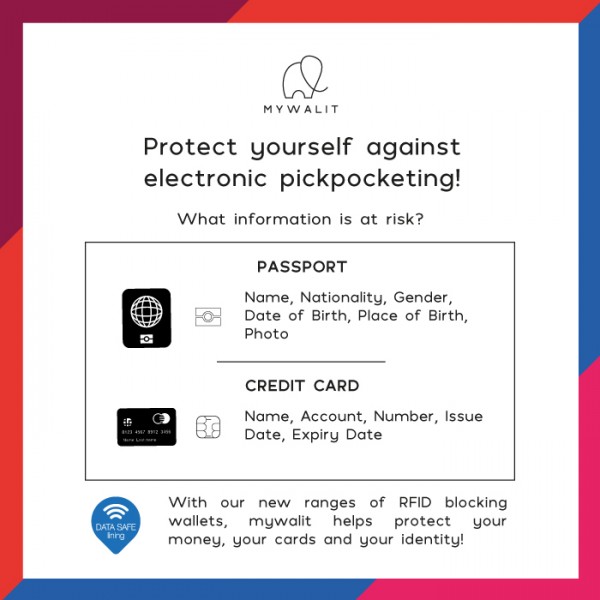 Mywalit Portafoglio Da Uomo Bi-fold Con Portacarte E Tecnologia RFID Nappa Cacao