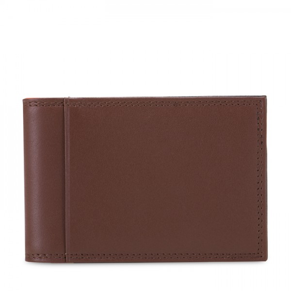 Mywalit Portafoglio da uomo Bi-fold con Portacarte e tecnologia RFID Nappa Cacao