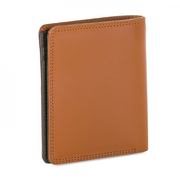 Mywalit Portafoglio Da Uomo Bi-fold Con Scomparto Estraibile Marrone-Oliva