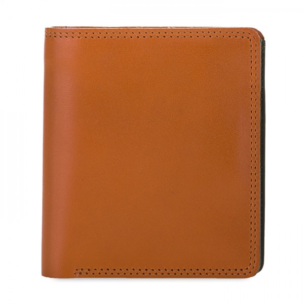 Mywalit Portafoglio da uomo Bi-fold con scomparto estraibile Marrone-Oliva