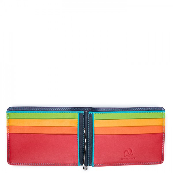 Mywalit Portafoglio Da Uomo Con Fermasoldi E Tecnologia RFID Nappa Black Pace