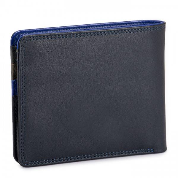 Mywalit Portafoglio Da Uomo Con Portamonete E Tecnologia RFID Nappa Midnight