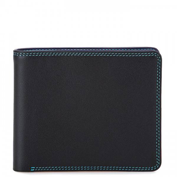 Mywalit Portafoglio da uomo con portamonete e tecnologia RFID Nappa Black Pace