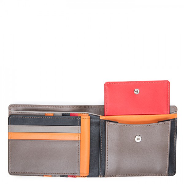 Mywalit Portafoglio Da Uomo Grande Con Lente E Protezione RFID Nappa Fumo