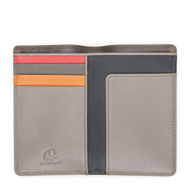Mywalit Portafoglio Da Uomo Mini Doppio Scomparto Fumo