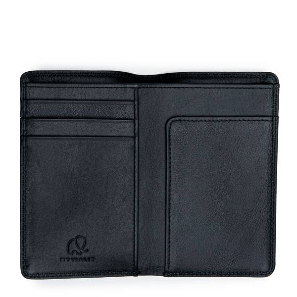 Mywalit Portafoglio Da Uomo Mini Doppio Scomparto Nero