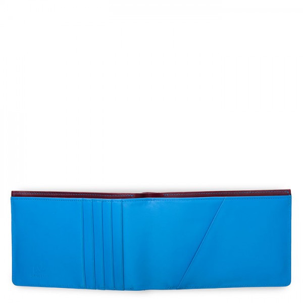 Mywalit Portafoglio Da Viaggio Da Uomo Con Tecnologia RFID Prugna-Celeste