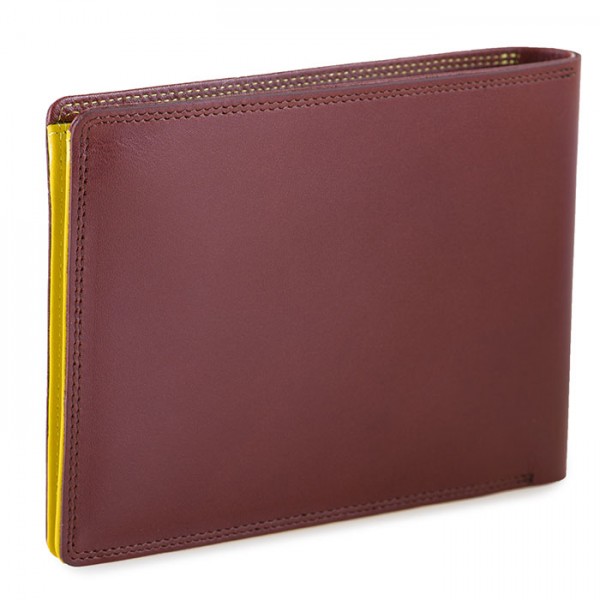 Mywalit Portafoglio Da Viaggio Da Uomo Con Tecnologia RFID Marrone-Giallo