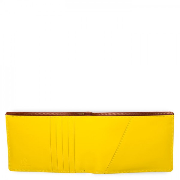 Mywalit Portafoglio Da Viaggio Da Uomo Con Tecnologia RFID Marrone-Giallo