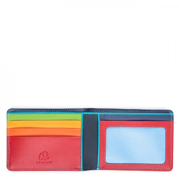 Mywalit Portafoglio Jeans Da Uomo Con Tecnologia RFID Nappa Black Pace