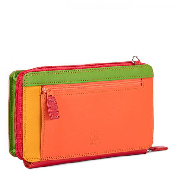 Mywalit Portafoglio Multifunzione Con Zip Su Tre Lati E Tracolla Jamaica