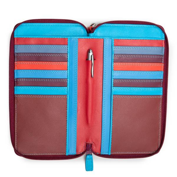 Mywalit Portafoglio Multifunzione Con Zip Su Tre Lati E Tracolla Pompei