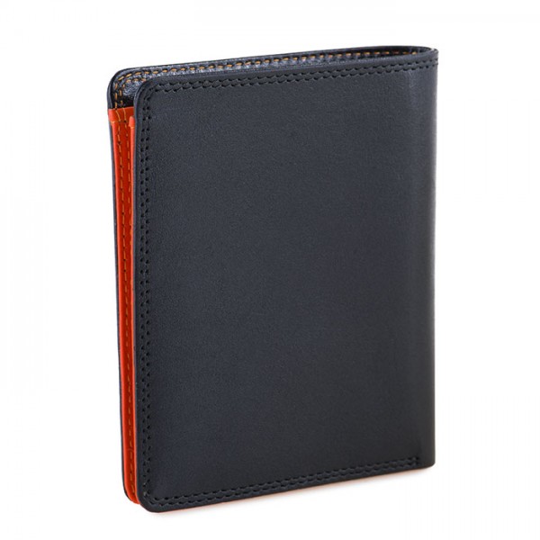 Mywalit Portafoglio Standard Uomo Con Tecnologia RFID Nero-Arancione