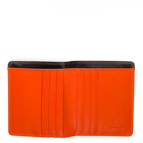 Mywalit Portafoglio Standard Uomo Con Tecnologia RFID Nero-Arancione