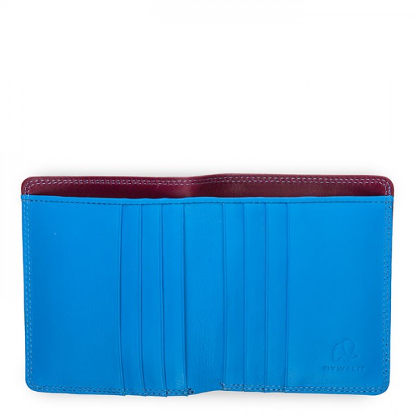 Mywalit Portafoglio Standard Uomo Con Tecnologia RFID Prugna-Celeste