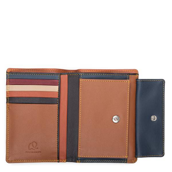 Mywalit Portafoglio Verticale Da Uomo Doppio Scomparto Bosco