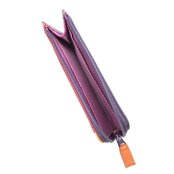 Mywalit Portamonete/Portacarte Con Zip Sangria Multi