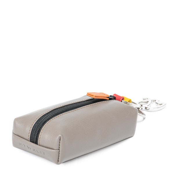 Mywalit Portamonete/Portachiavi Elefante Con Zip Fumo