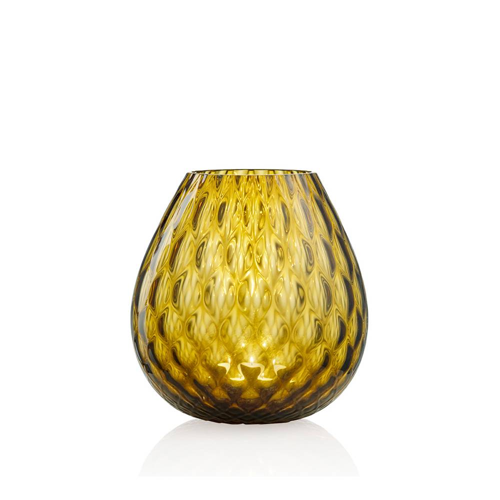 Masonmoretti Candle Holder Macramè Large Brown Bull