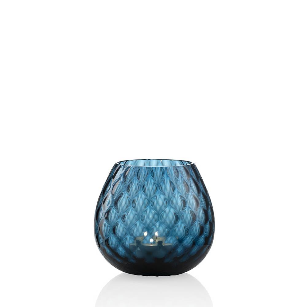 Masonmoretti Candle Holder Macramè Little Air Force Blue