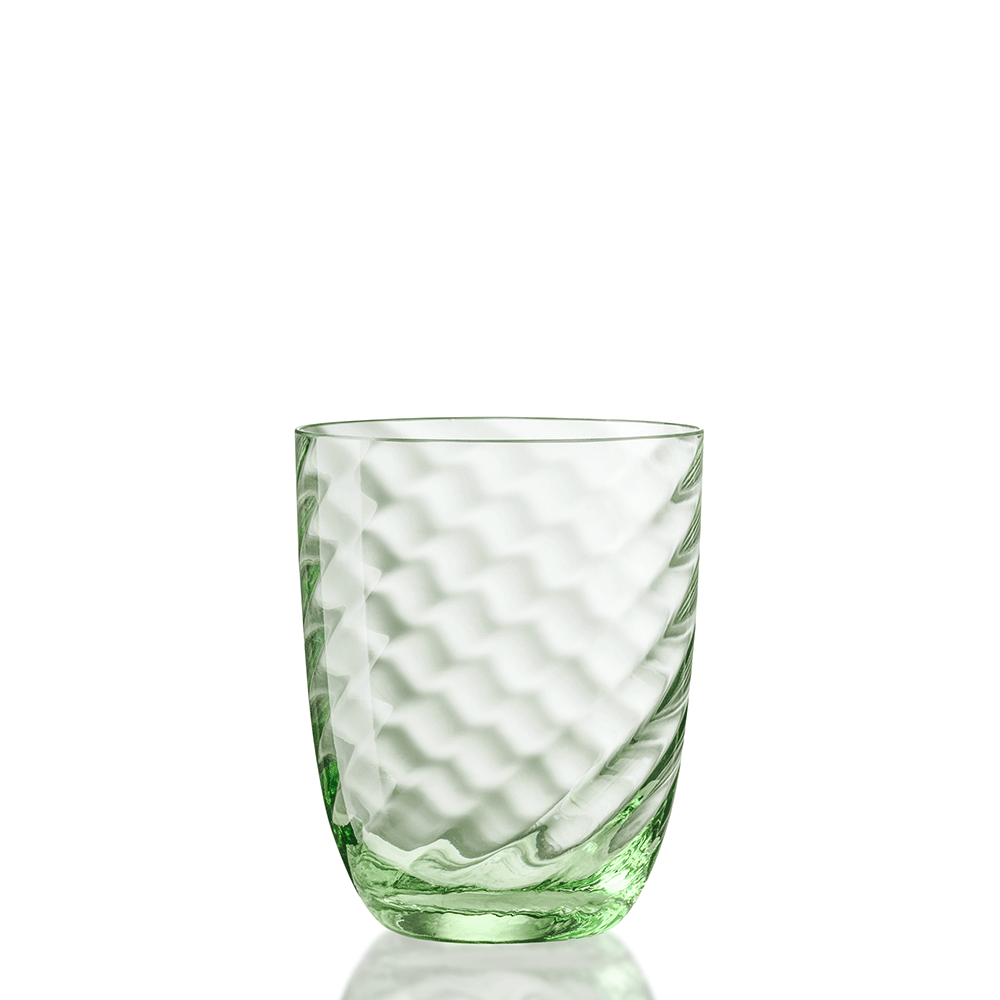 Masonmoretti Idra Set Of 6 Water Glasses, Parfum Green