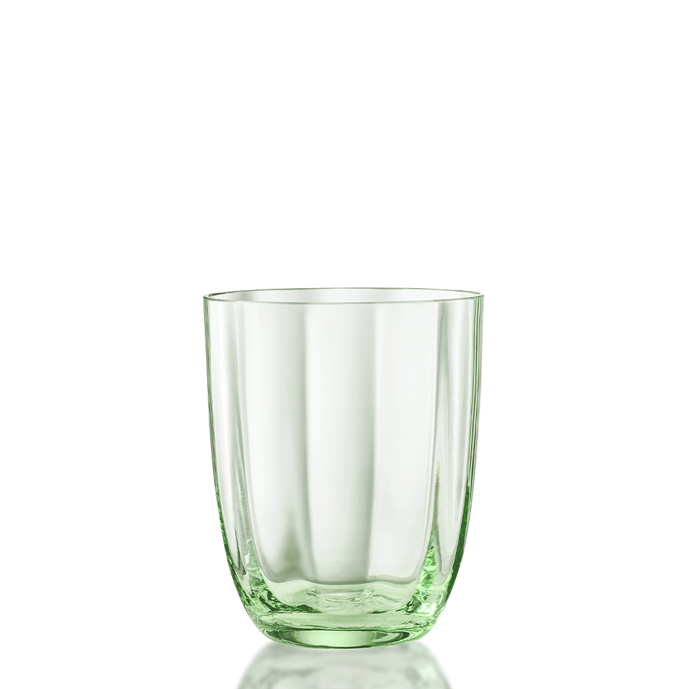 Masonmoretti Idra Set Of 6 Water Glasses, Parfum Green