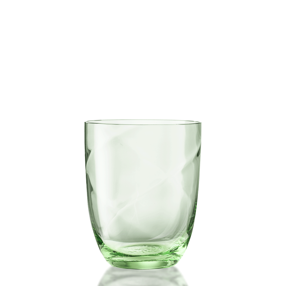 Masonmoretti Idra Set Of 6 Water Glasses, Parfum Green