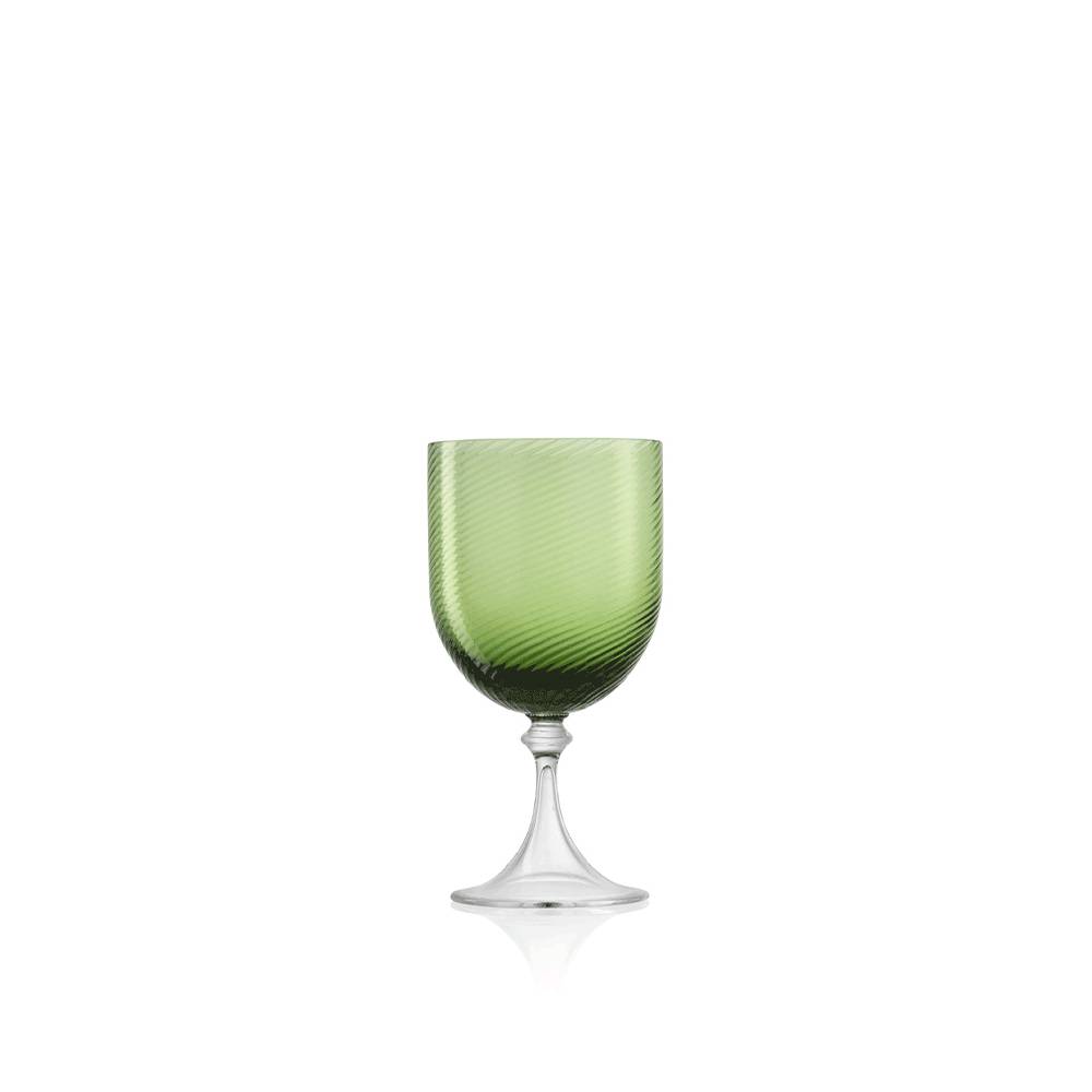 Masonmoretti Liquor Glass 3/62 Twisted Soraya Green