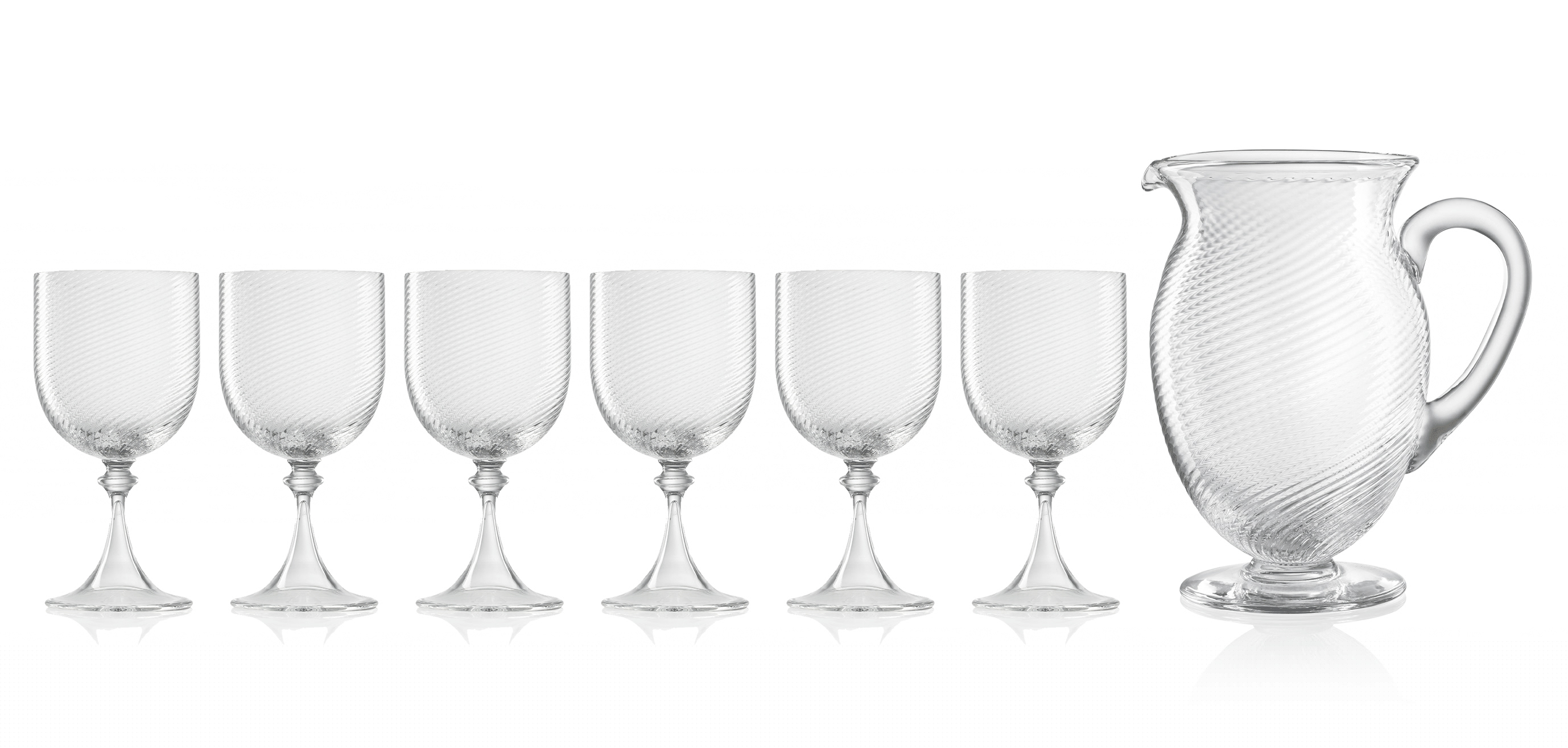 Masonmoretti 3/62 Water Set of 6 Glasses & 1 Pitcher