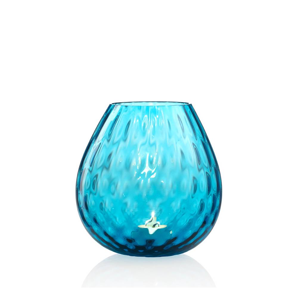 Masonmoretti Candle Holder Macramè Large Turquoise