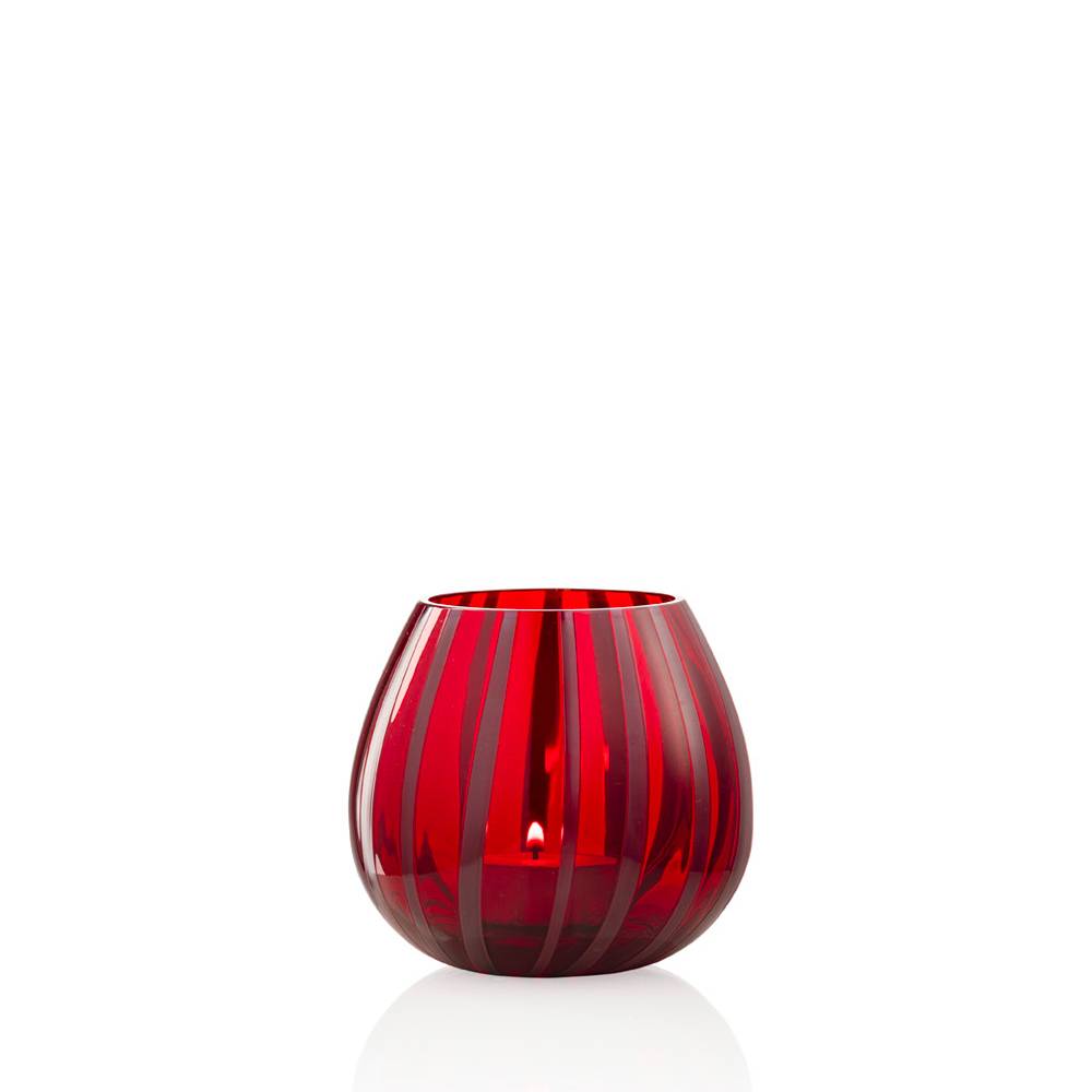 Masonmoretti Candle Holder String Blueberry Red