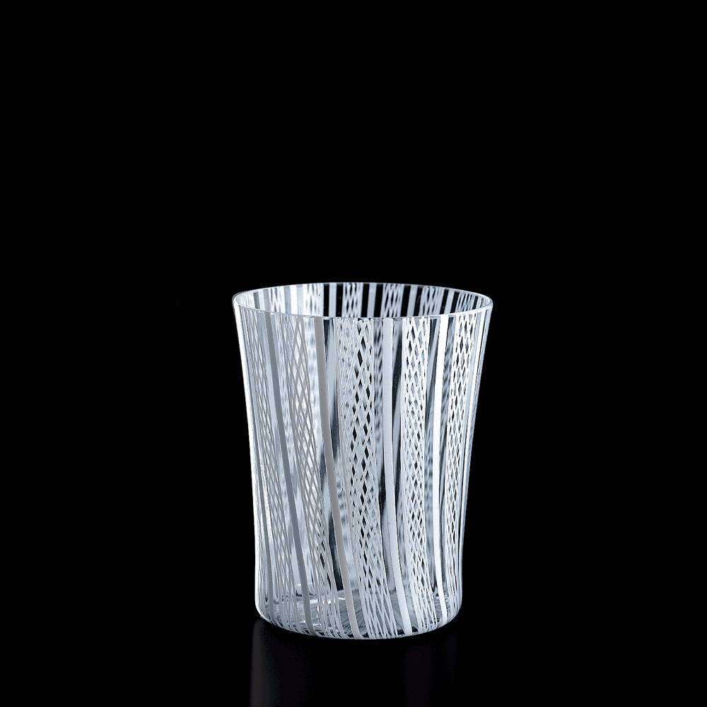 Masonmoretti Canova Water Glass Reticello Canna