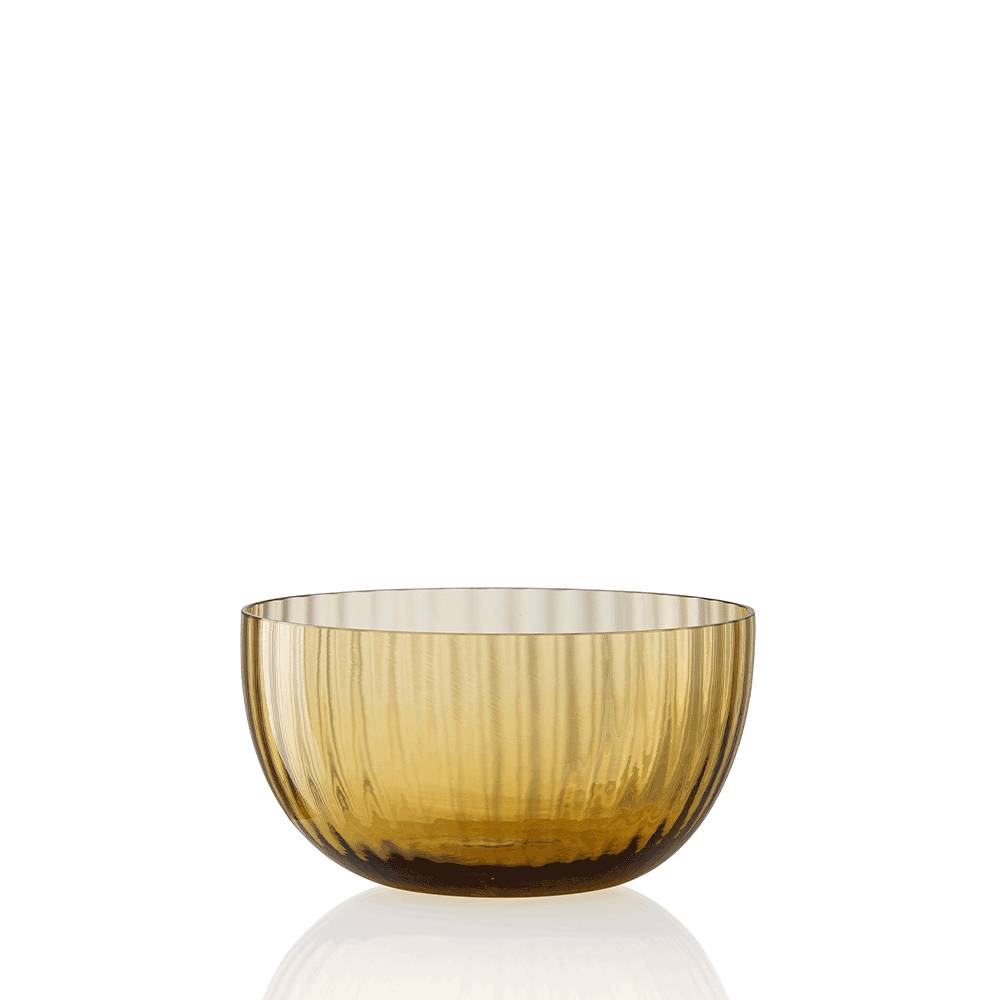 Masonmoretti Idra Bowl Striped Amber