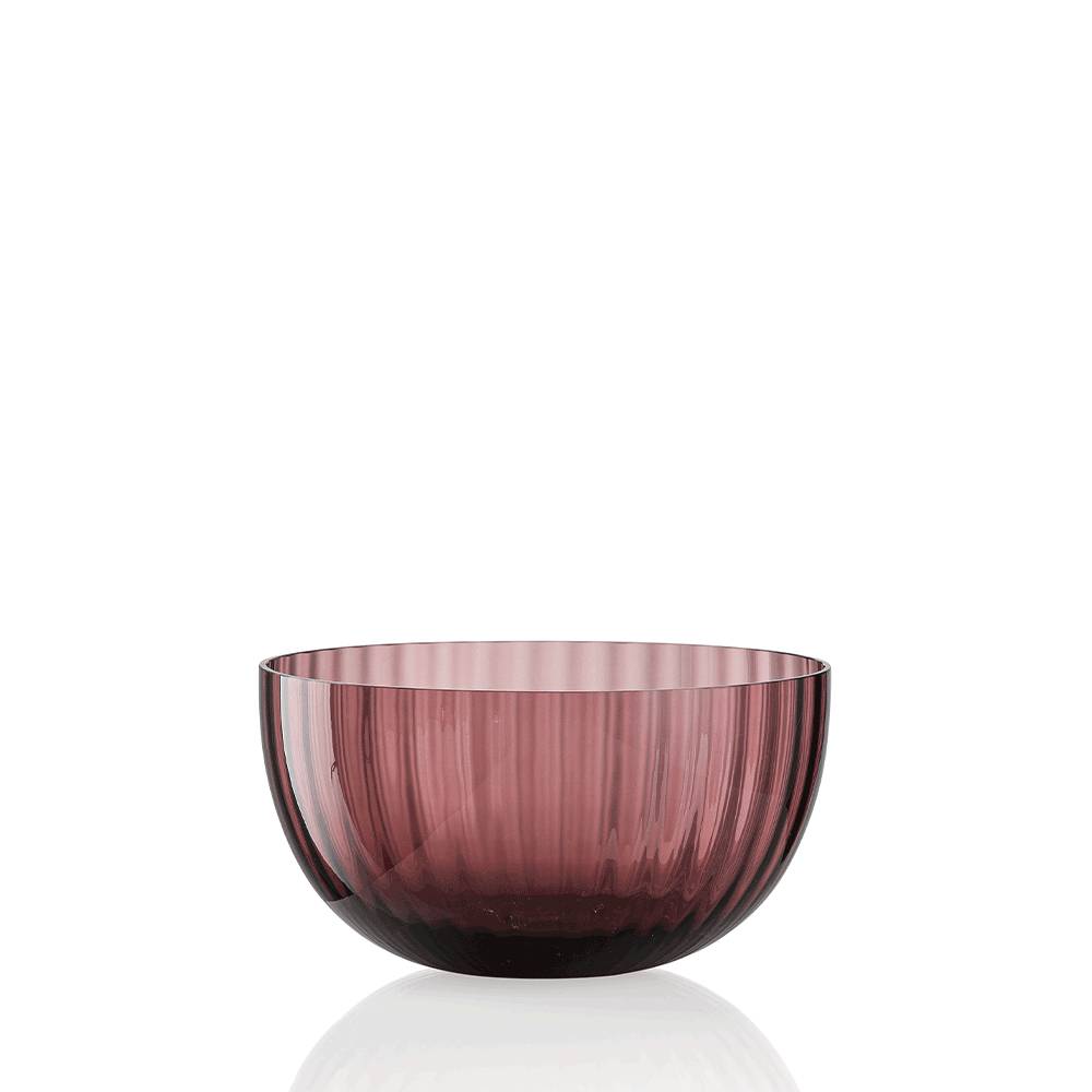 Masonmoretti Idra Bowl Striped Violet