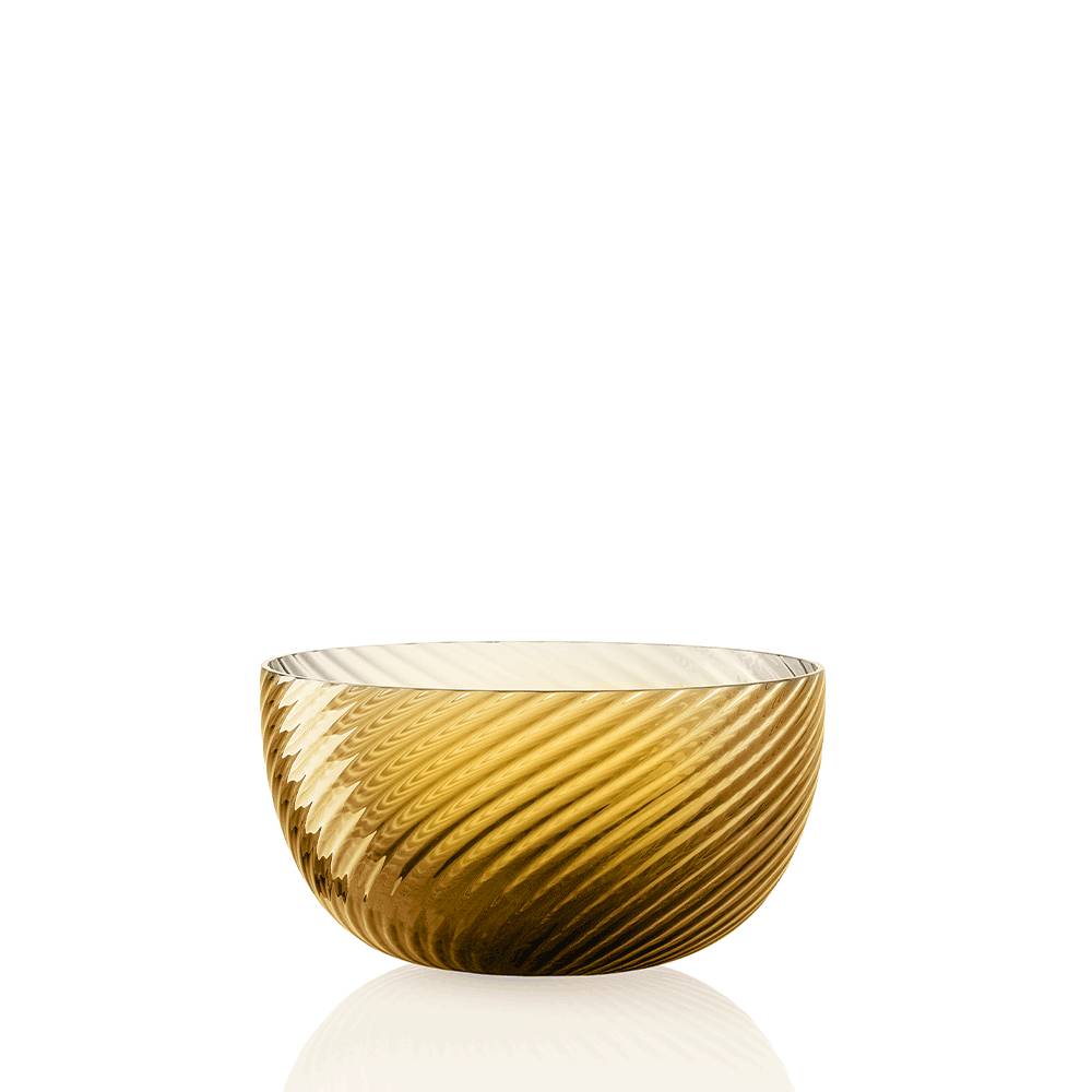 Masonmoretti Idra Bowl Twisted Amber