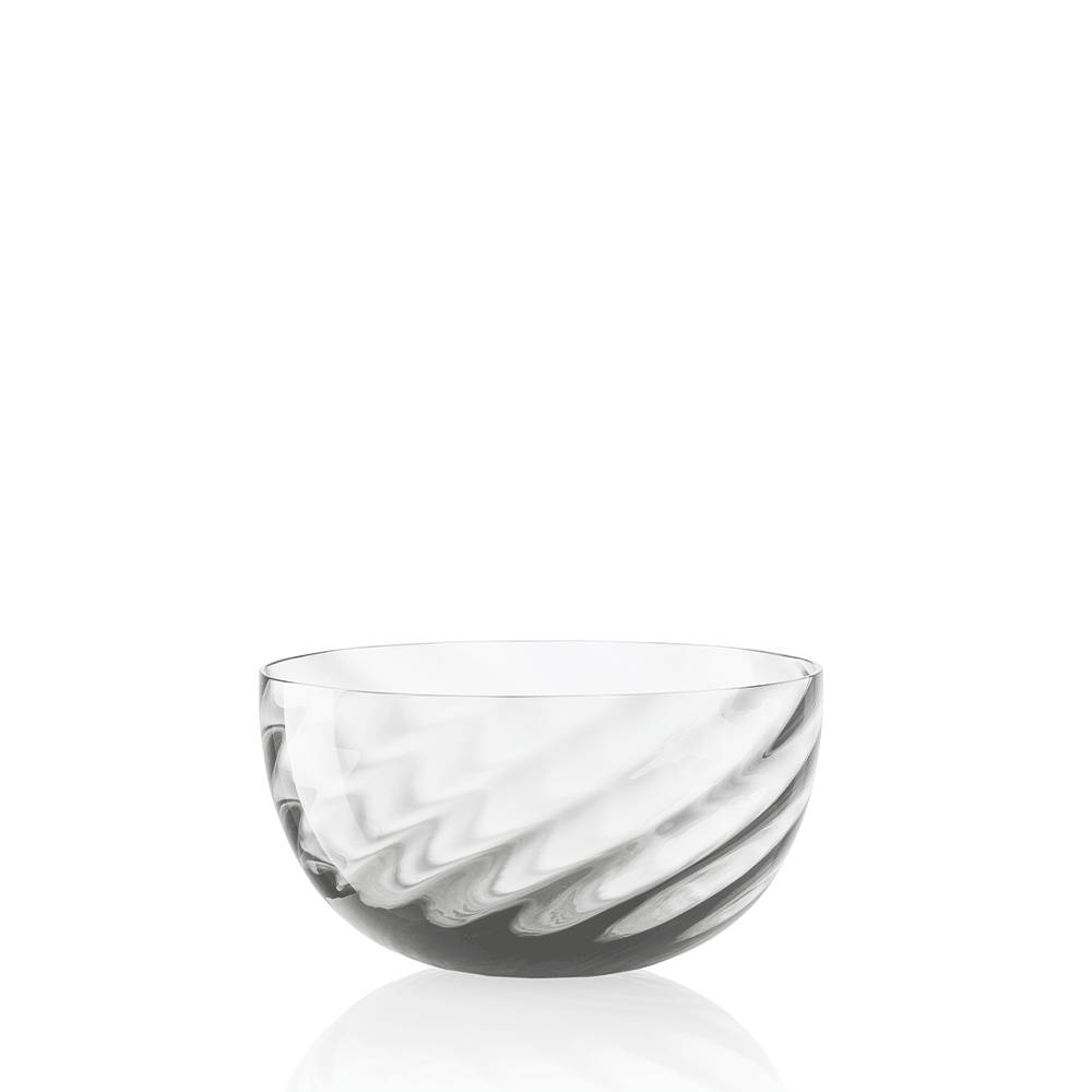 Masonmoretti Idra Bowl Twisted Optic Transparent