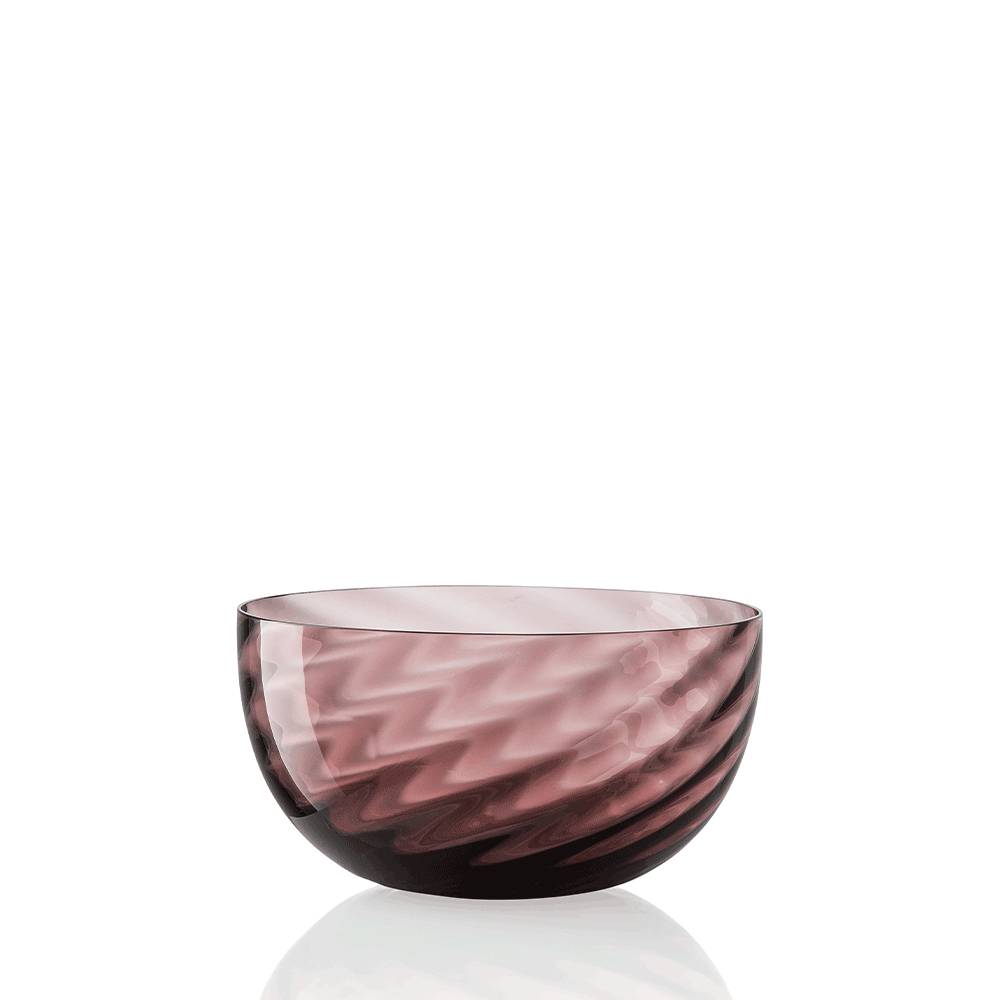 Masonmoretti Idra Bowl Twisted Optic Violet