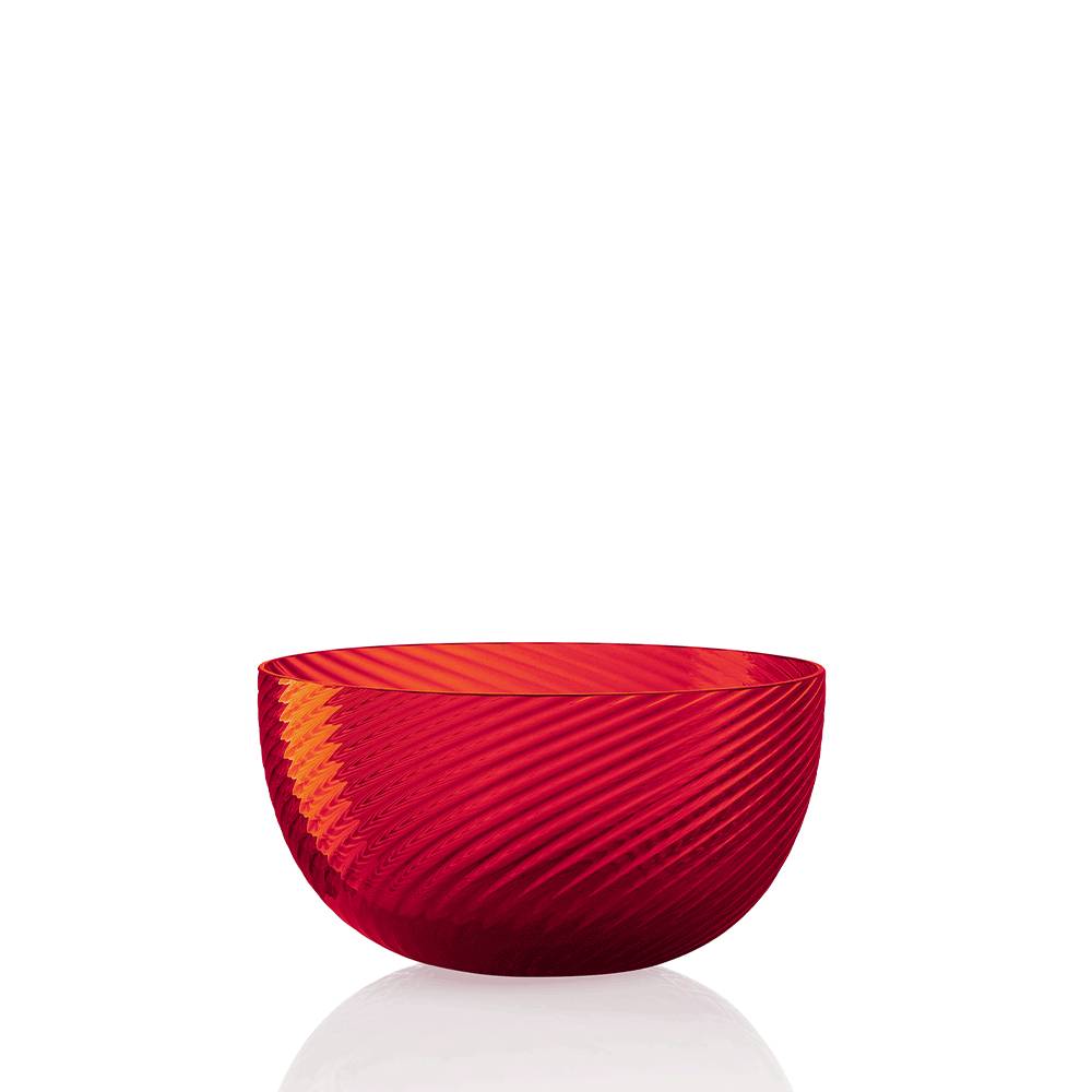 Masonmoretti Idra Bowl Twisted Red