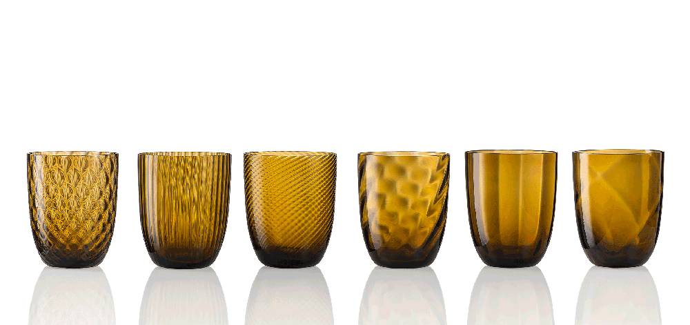 Masonmoretti Idra Bull Brown Collection 6 Glasses