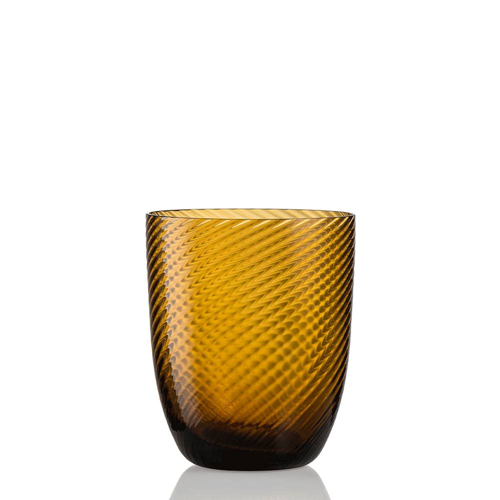 Masonmoretti Idra Glass Bull Brown Twisted