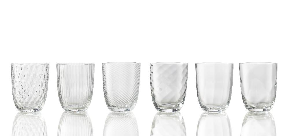 Masonmoretti Idra Set of 6 Water Glasses - Clear
