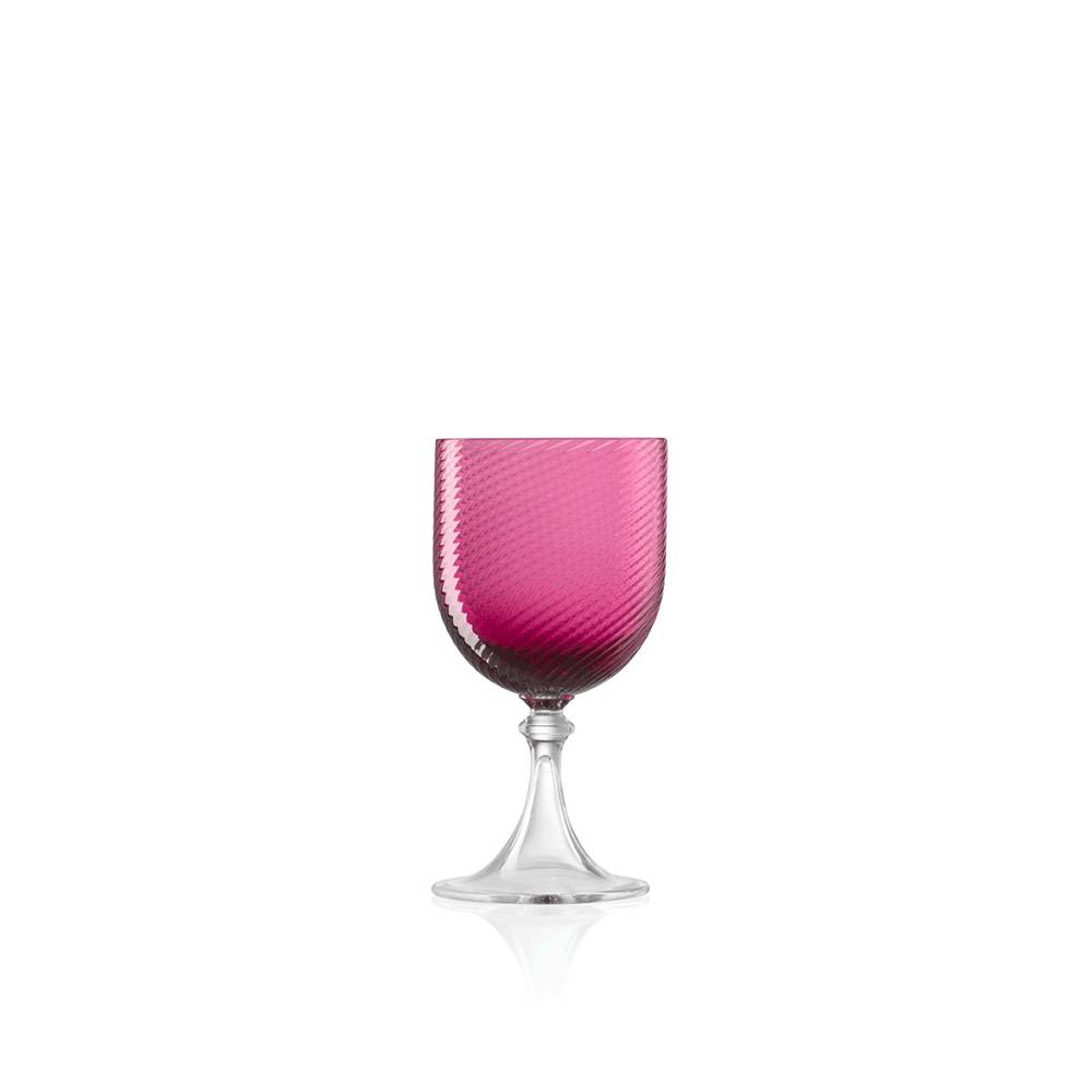 Masonmoretti Liquor Glass 3/62 Twisted Ruby Red