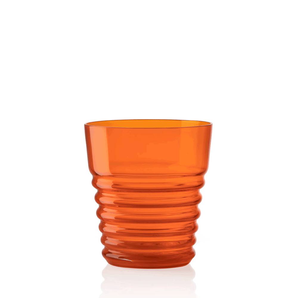 Masonmoretti Met Whisky Glass Orange