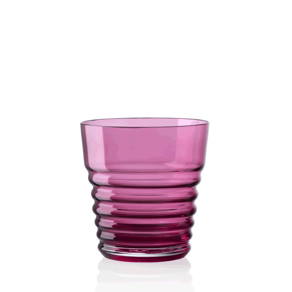 Masonmoretti Met Whisky Glass Ruby Red
