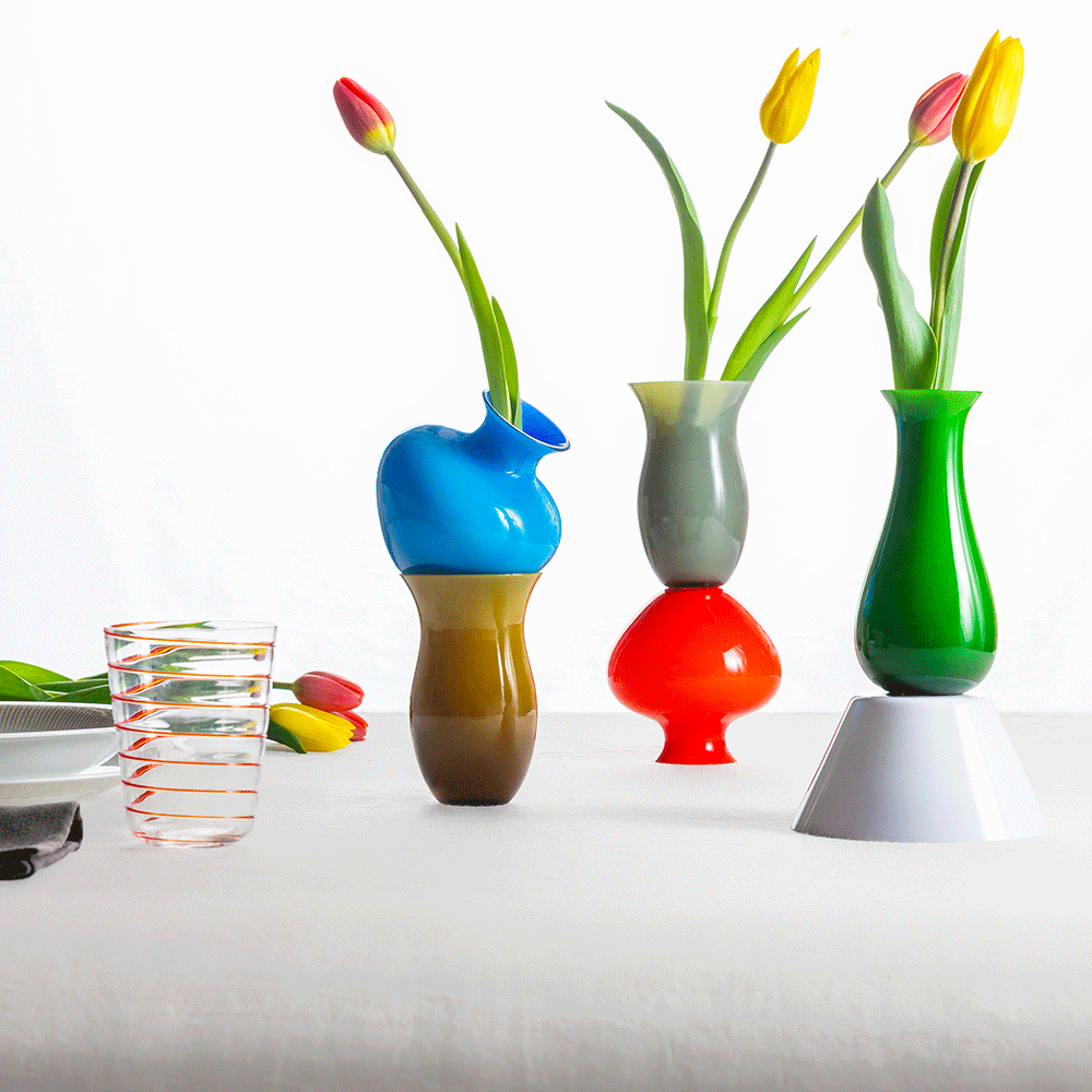 Masonmoretti Miniantares 0040 Vase Pine Green