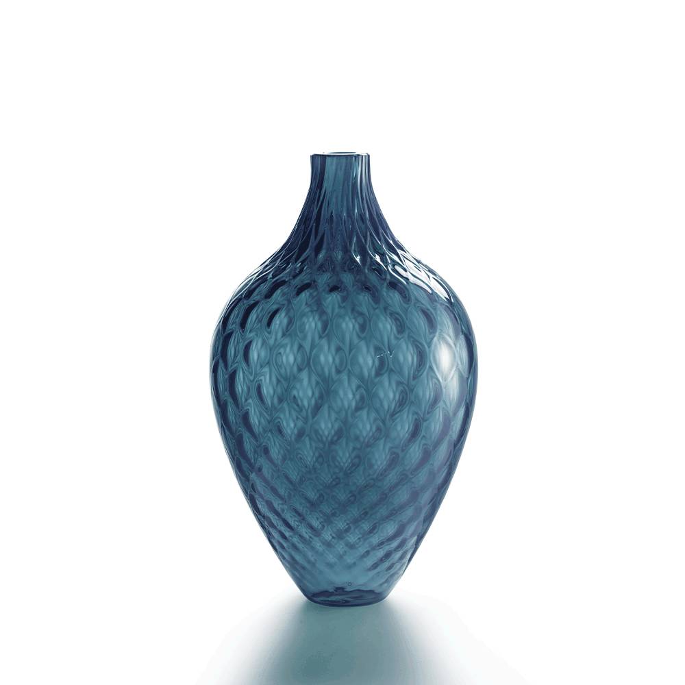 Masonmoretti Samarcanda Air Force Blue Vase Tall