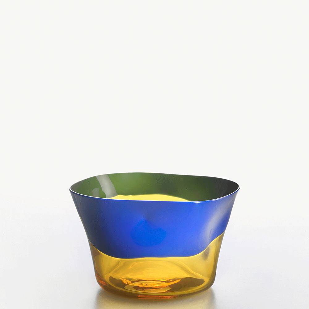 Masonmoretti Small Bowl Dandy Blue Yellow