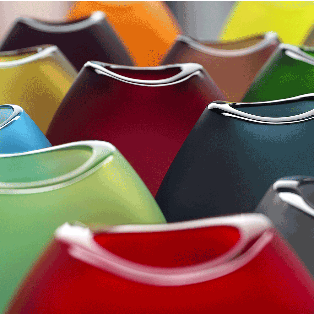 Masonmoretti Swing Ruby Red Vase