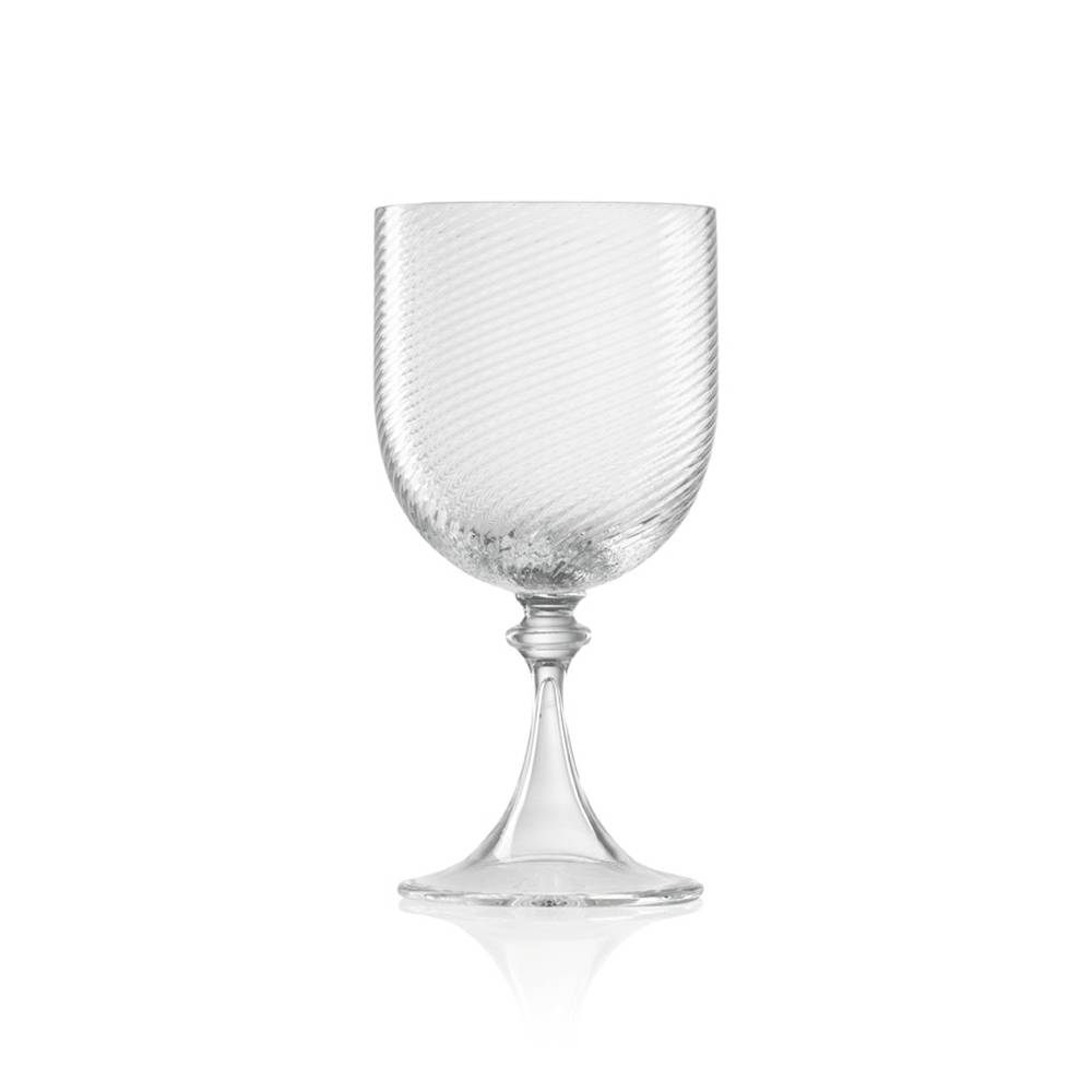 Masonmoretti Water Glass 3/62 Twisted Transparent