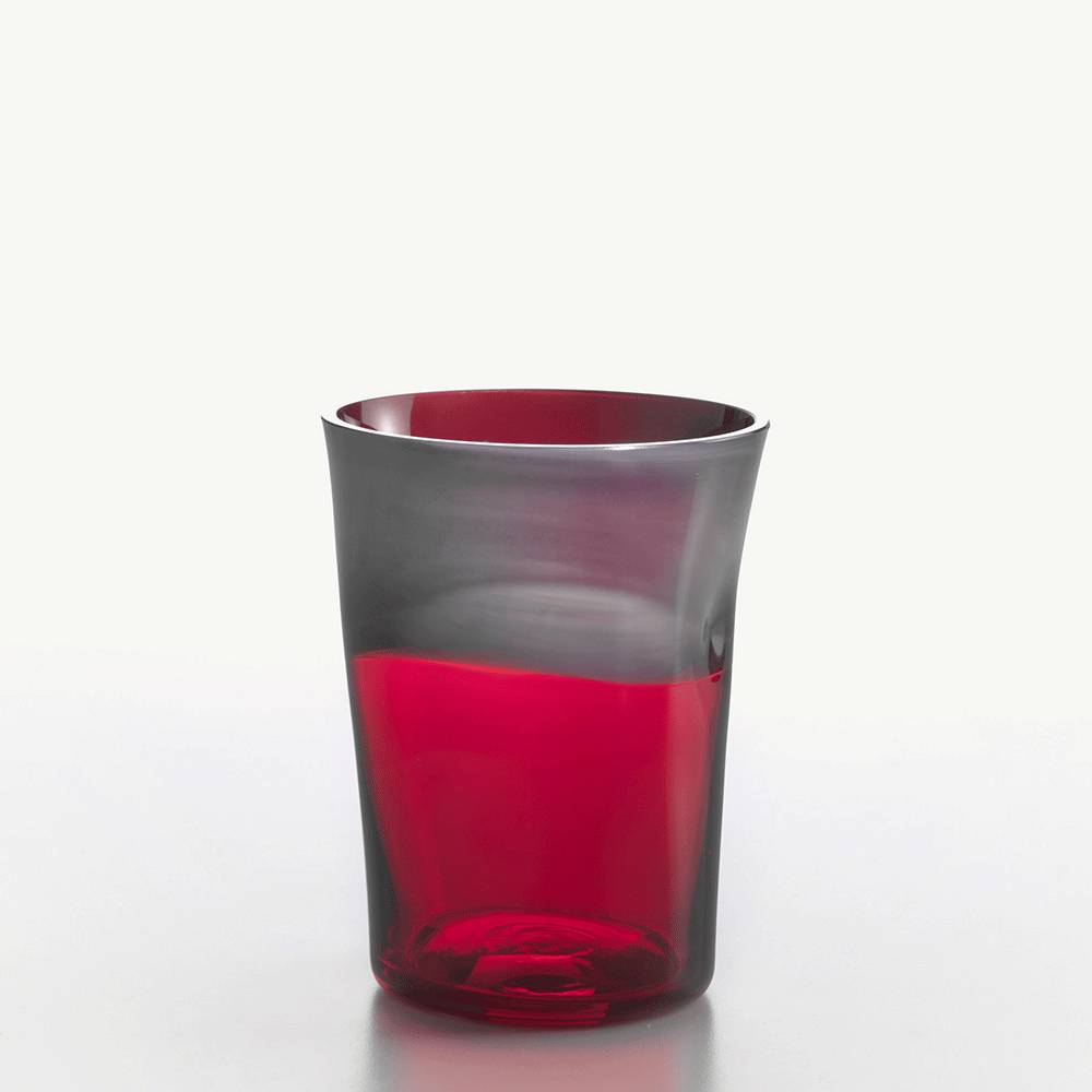 Masonmoretti Water Glass Dandy Blueberry Red